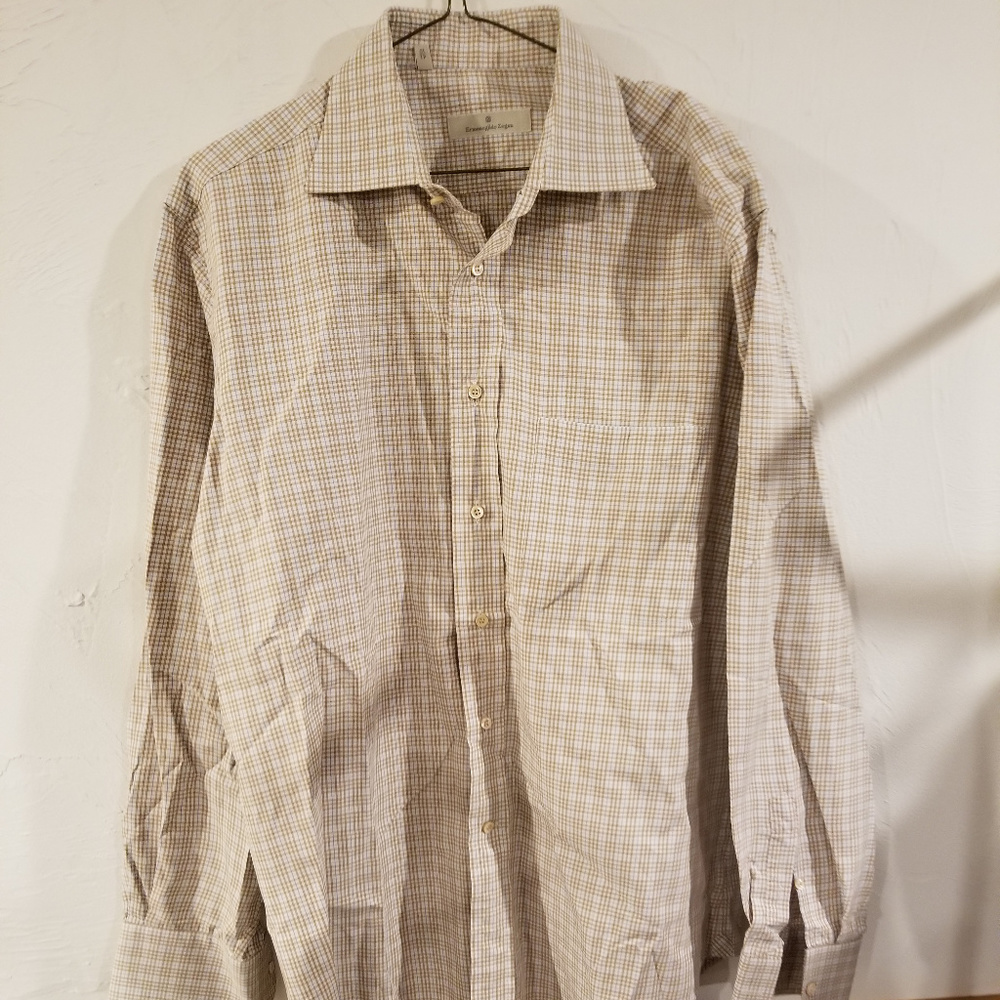 Ermenegildo Zegna men's dress shirt 16-41